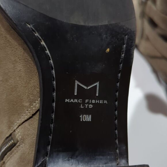Marc Fisher Mlyatina Pointed Toe Ankle Boot Tan Size 10M - Picture 5 of 12